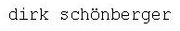 Dirk Sch